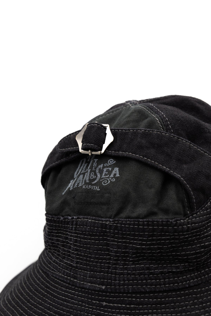 11.5oz BLKxBLK Denim THE OLD MAN AND THE SEA Hat 4