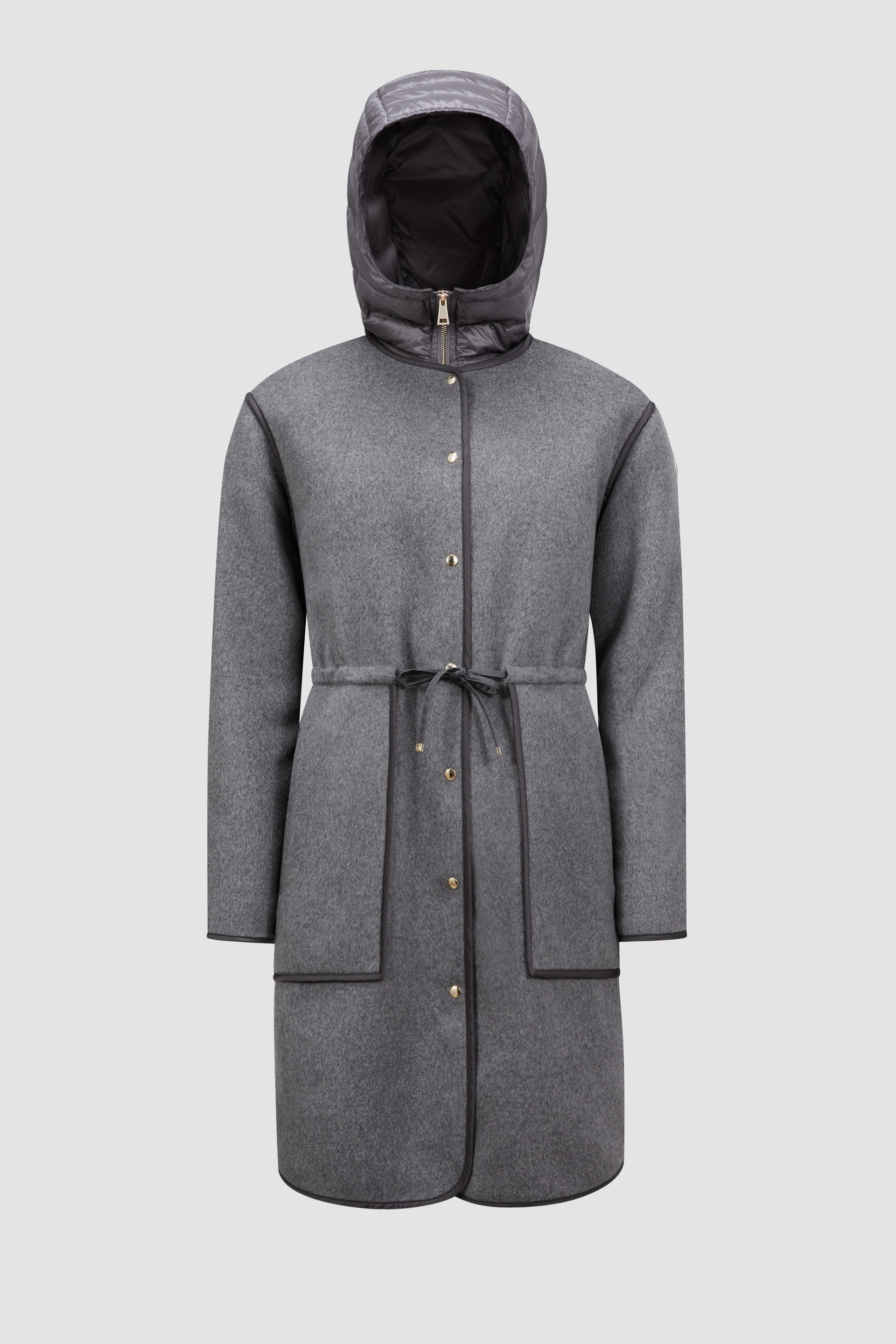 関税込 MONCLER BONREPOS LONG 3-IN-1 DOWN JACKET Moncler Bonrepos 3-in-1 Cashmere-Blend Long Coat | Neiman Marcus