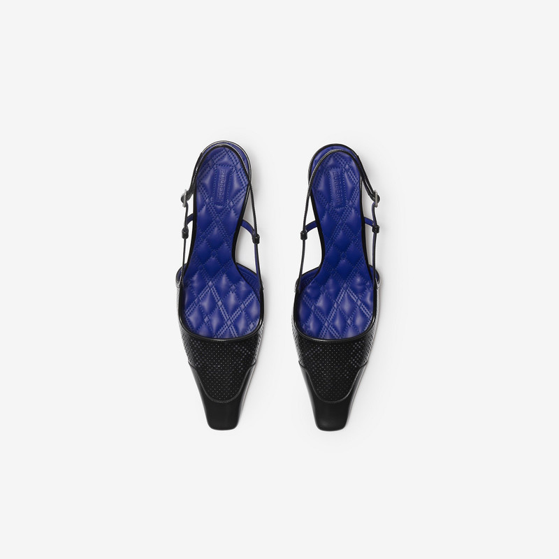 Leather Chisel Slingback Pumps​ 5