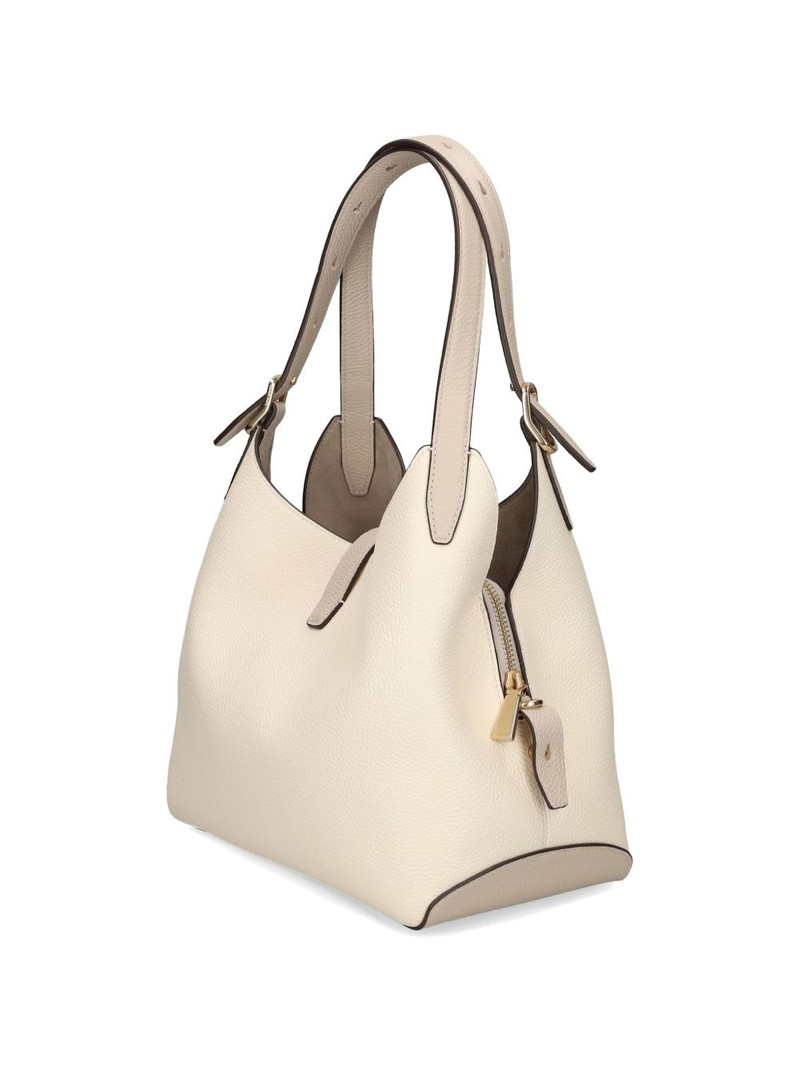 Deco buckle leather tote bag 3