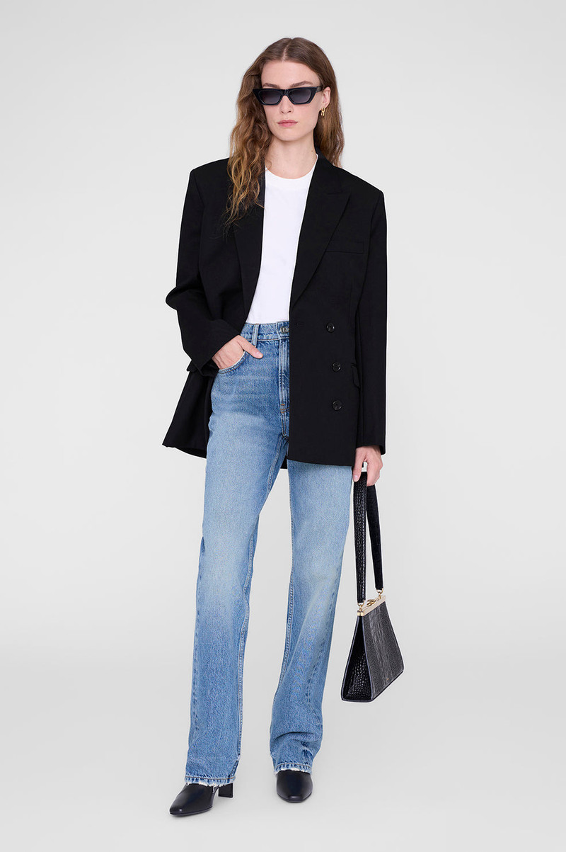 ANINE BING Aretha Blazer - Black outlook