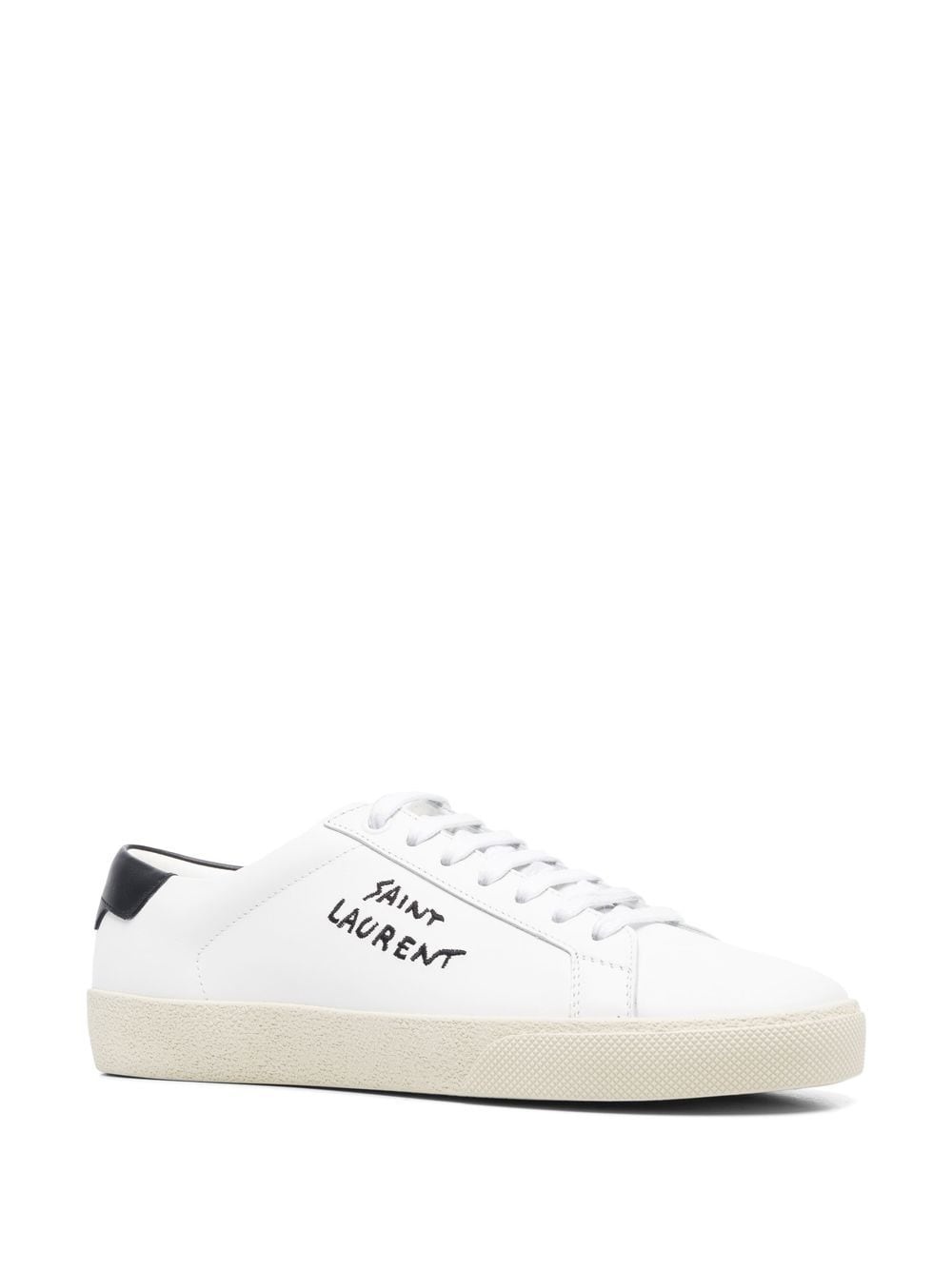 embroidered-logo sneakers - 2