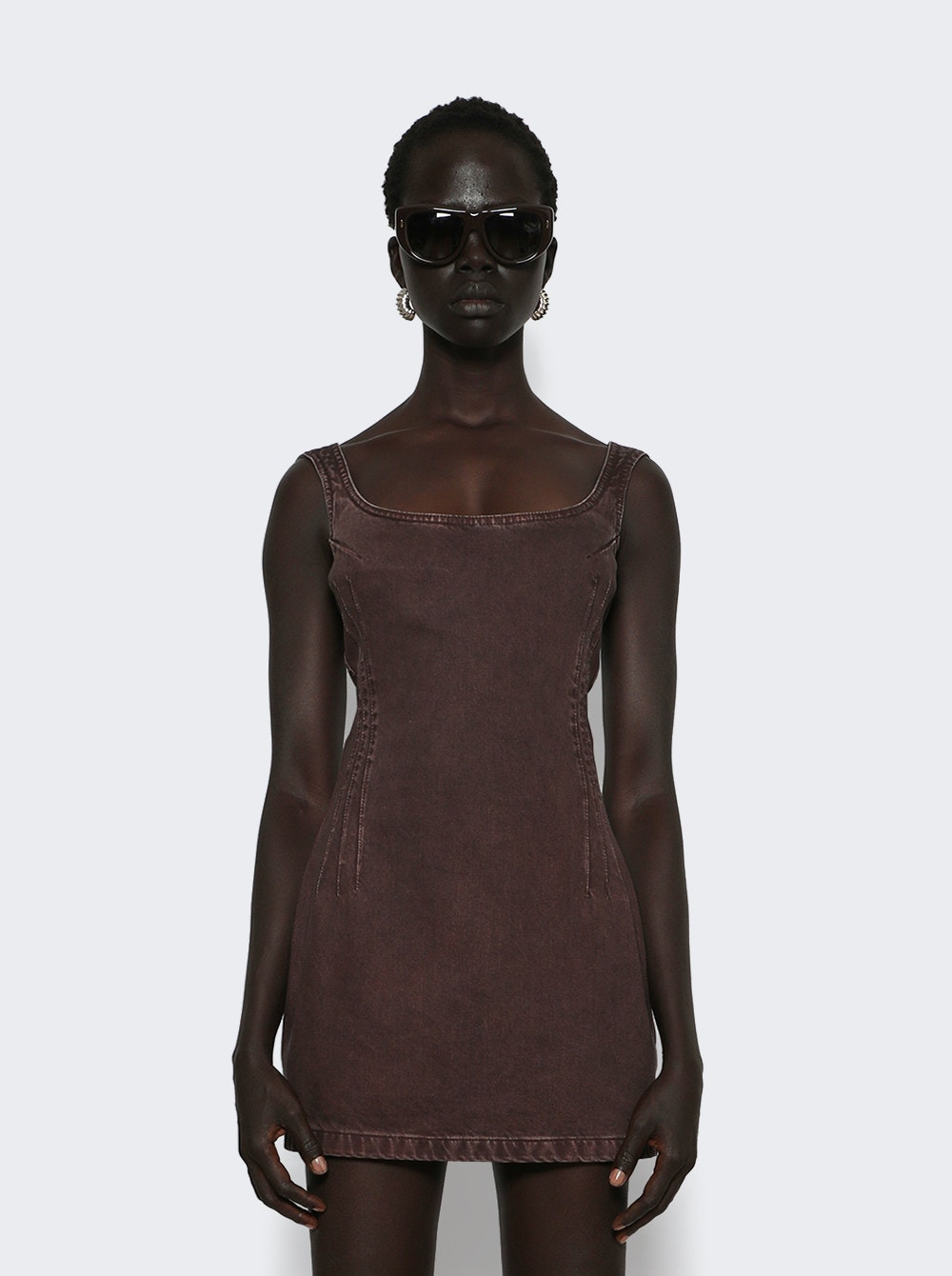 Mini Dress Brown - 2