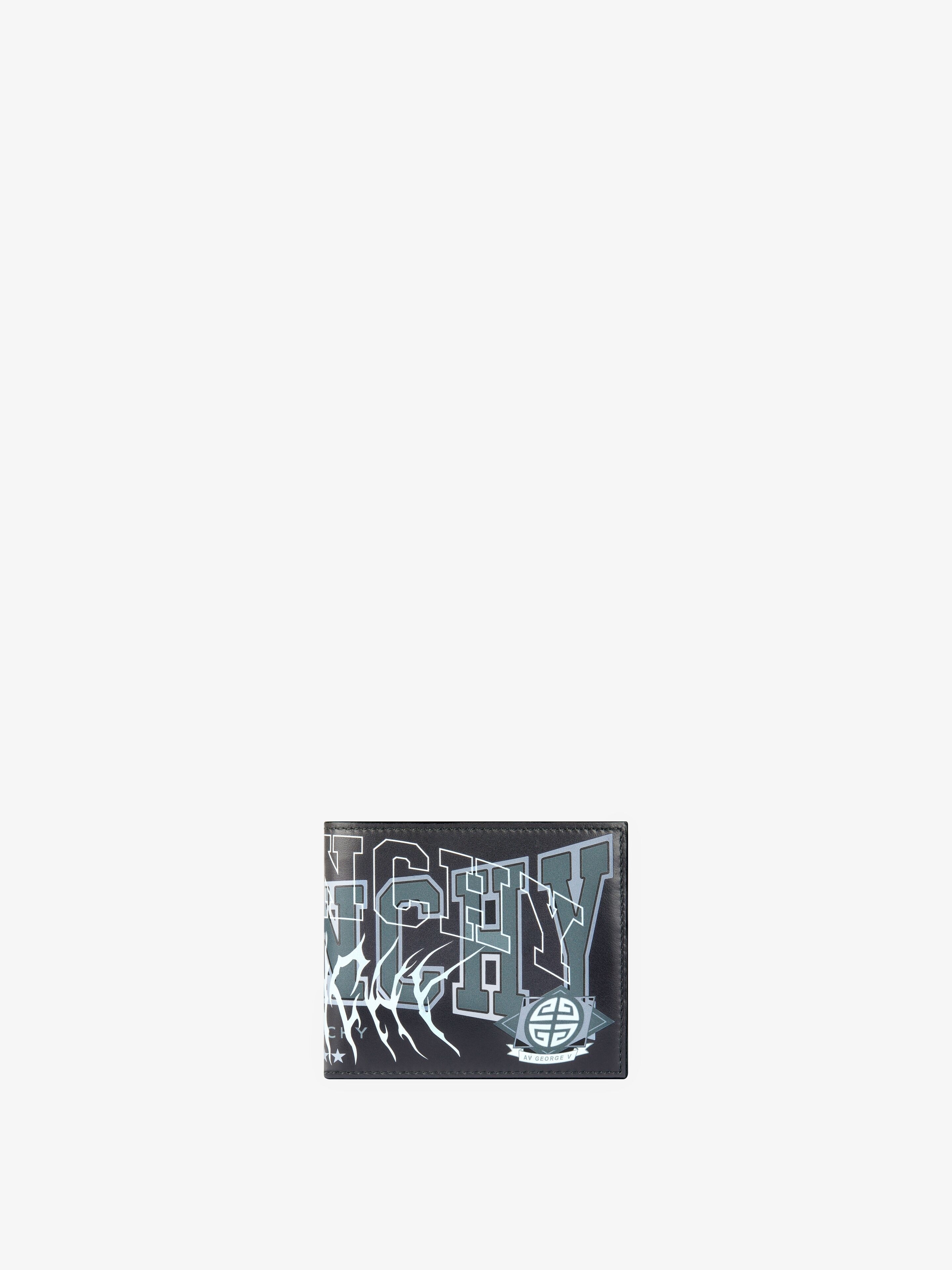 WALLET IN MULTI LOGO LEATHER - 1