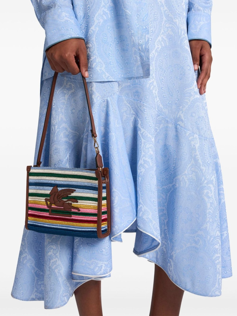 Etro striped clutch bag outlook