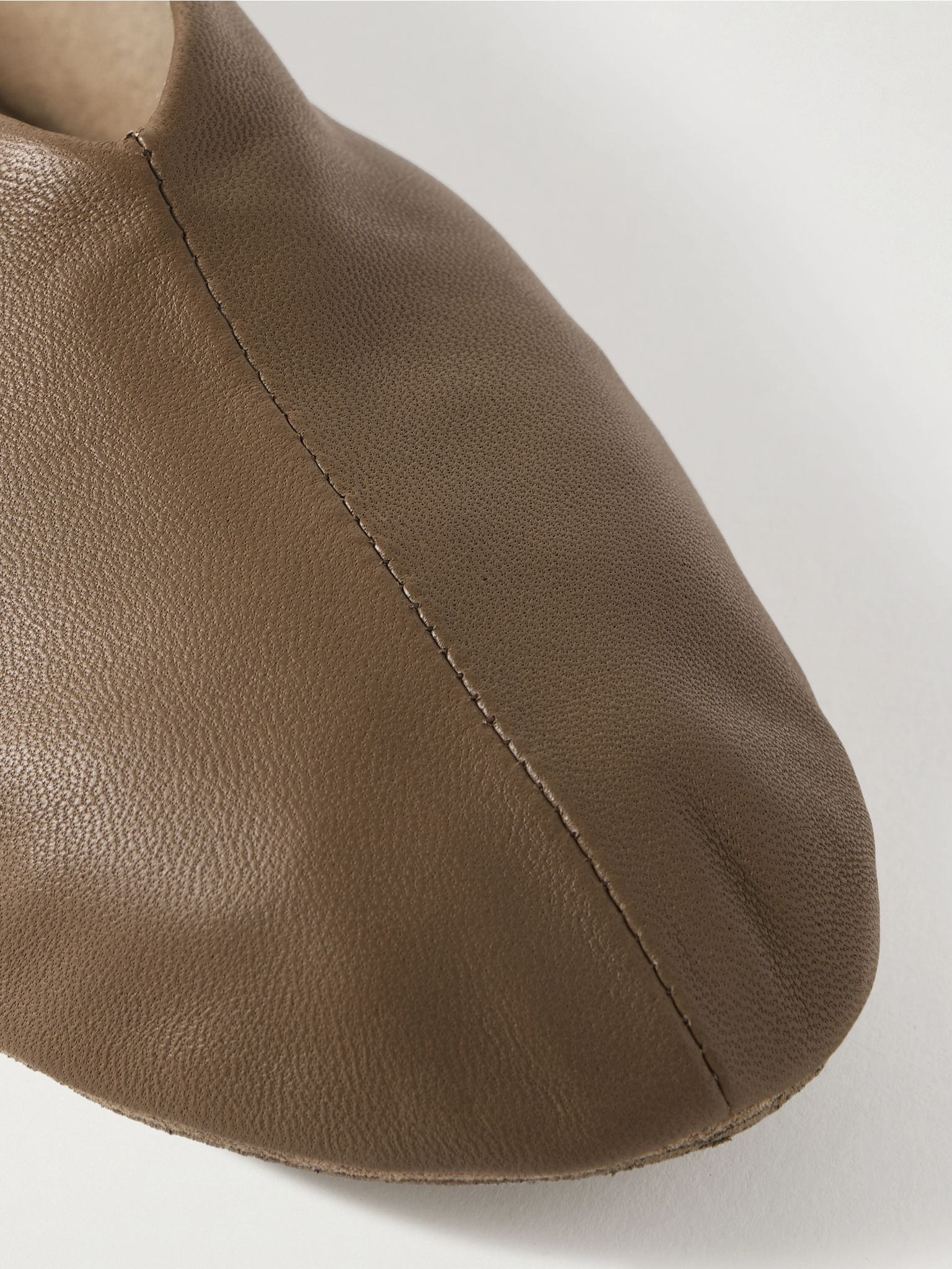 Stella leather ballet flats Brown - 4