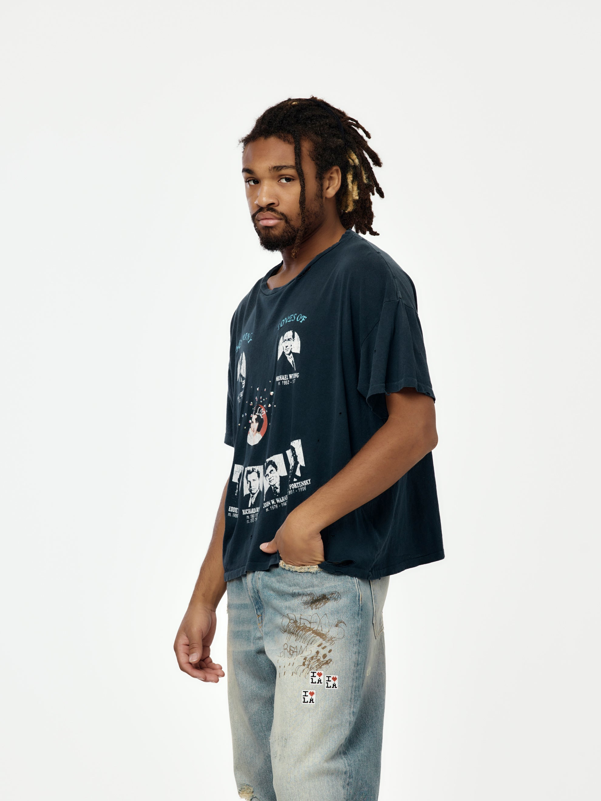LOVE OF LIZ TEE (VINTAGE BLACK) - 2