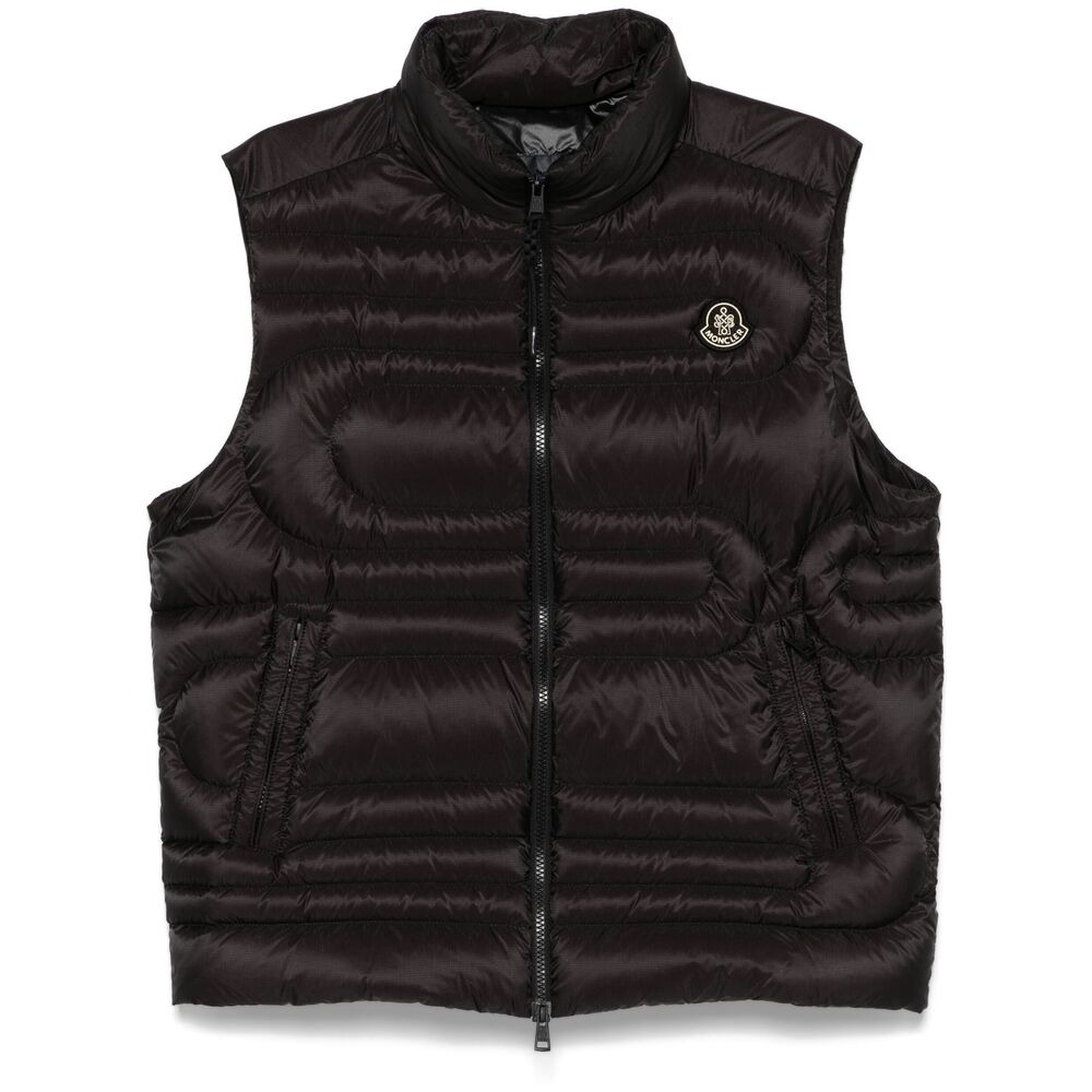 Moncler Black Jackets - Waistcoats & Gilets Men - 1