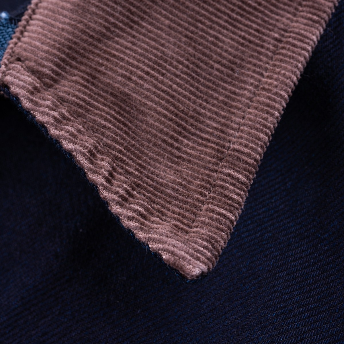 IHJ-143-IND 12oz Kersey Work Jacket - Indigo/Black - 14