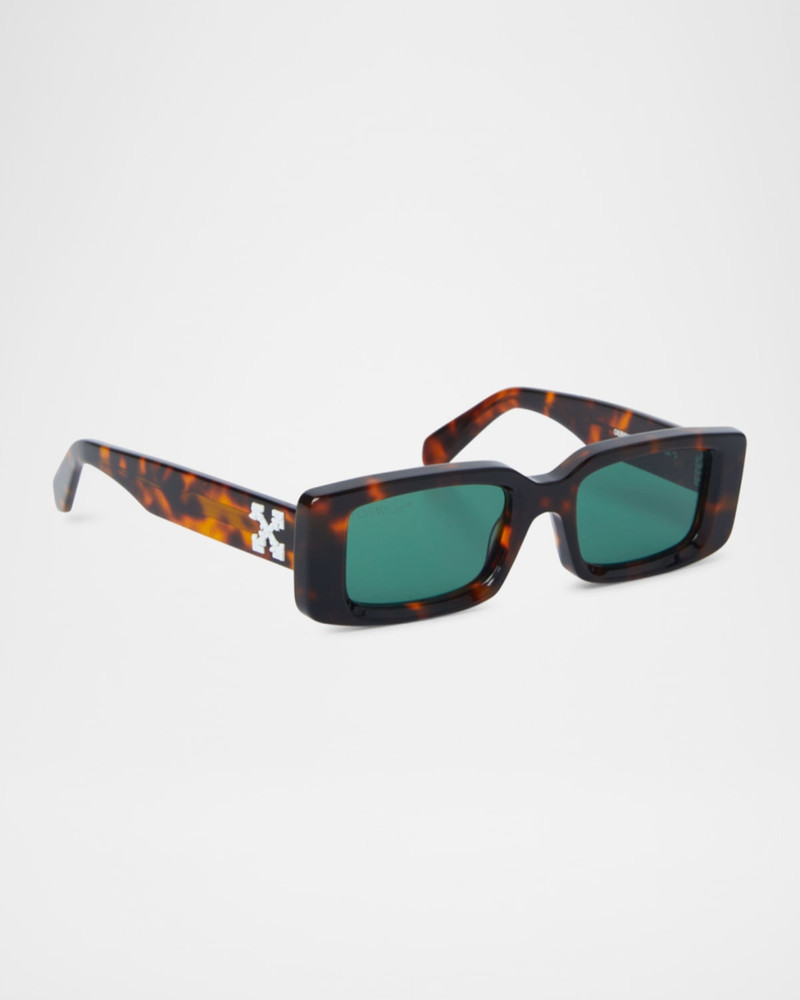Off-White Men's Arthur Acetate Rectangle Sunglasses outlook