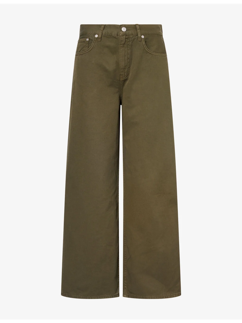Work Wide-Leg Denim Jeans - 1