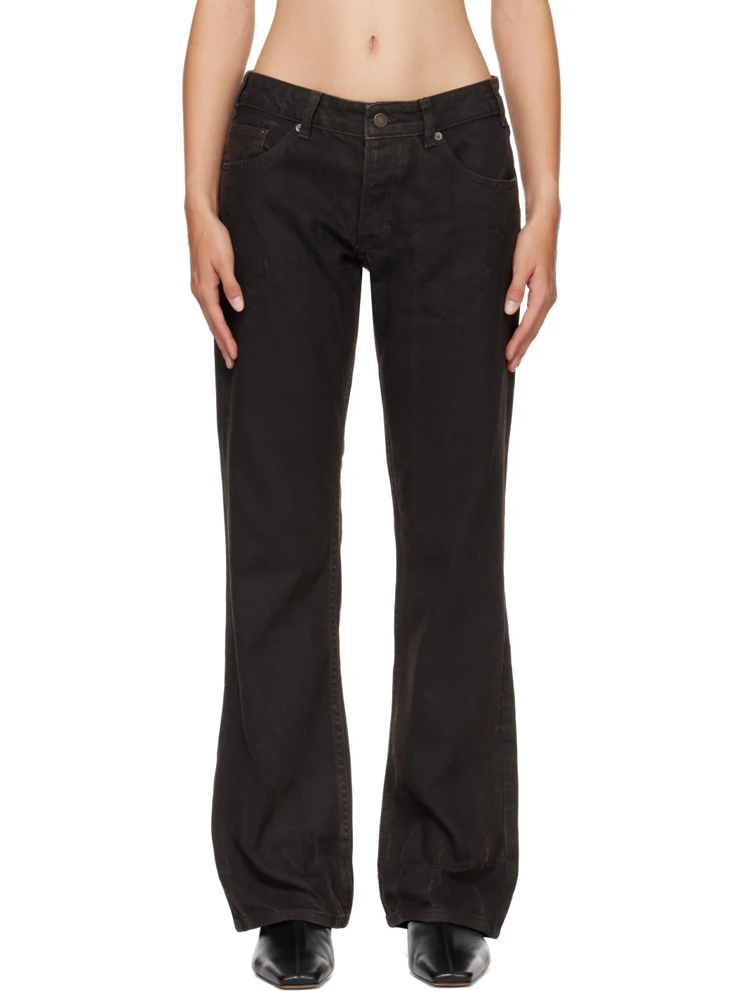 Brown Kyoto Droit Jeans - 1