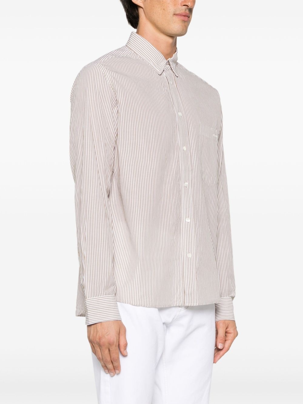 Jasolo striped cotton shirt - 3