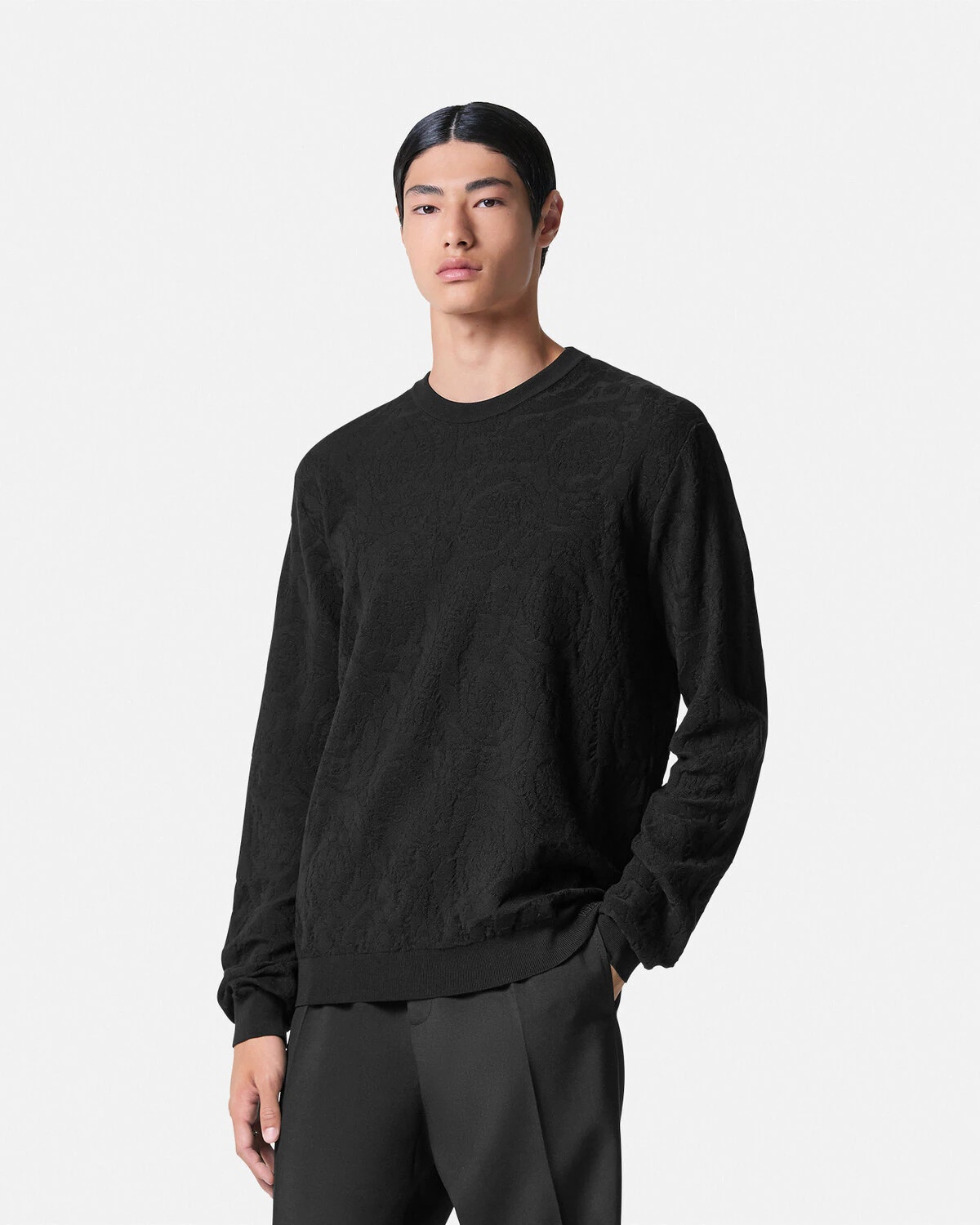 Barocco Jacquard Sweater - 4