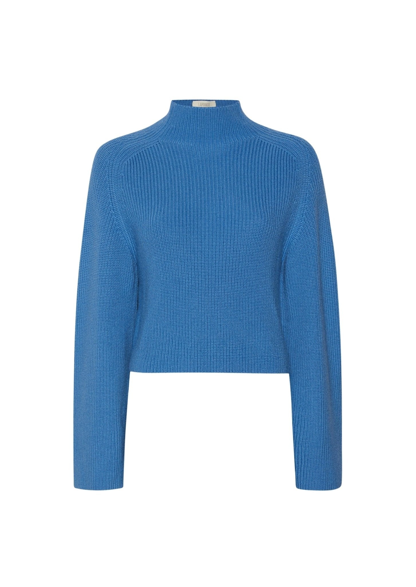 Cashmere Silk Cropped Raglan Sweater - 1