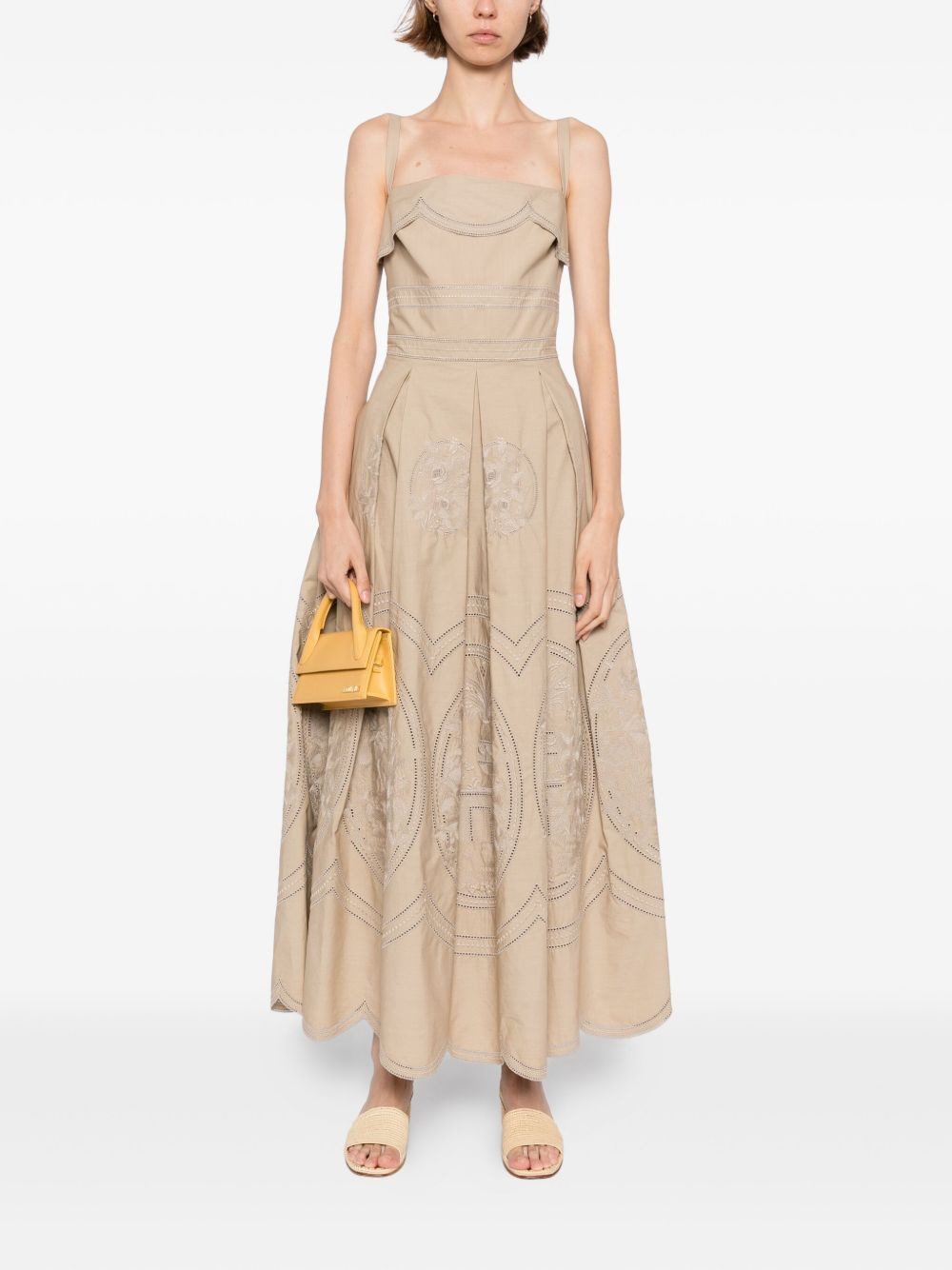 embroidered ong dress - 2