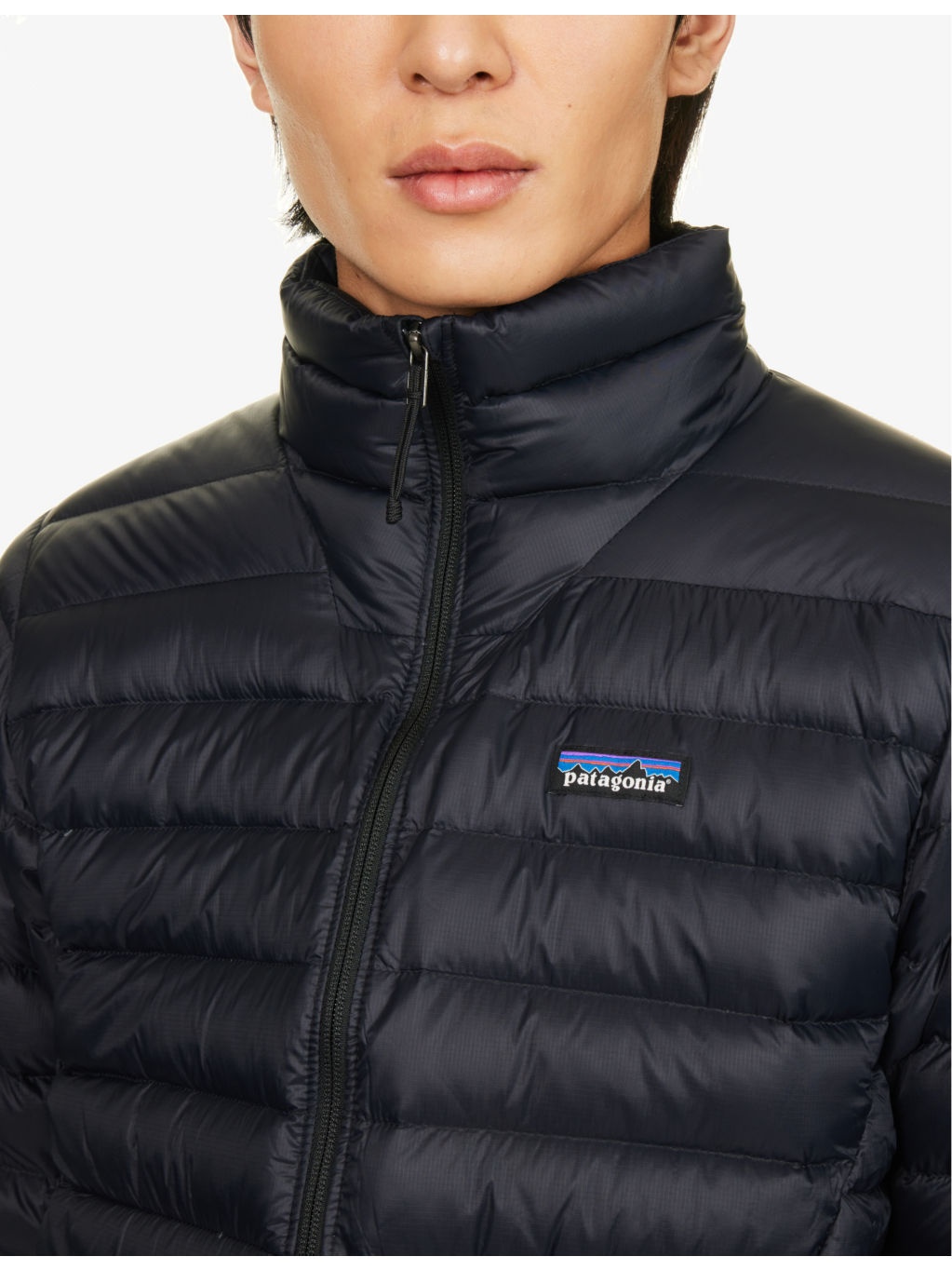 Padded funnel-neck regular-fit recycled-nylon shell-down hooded jacket - 5