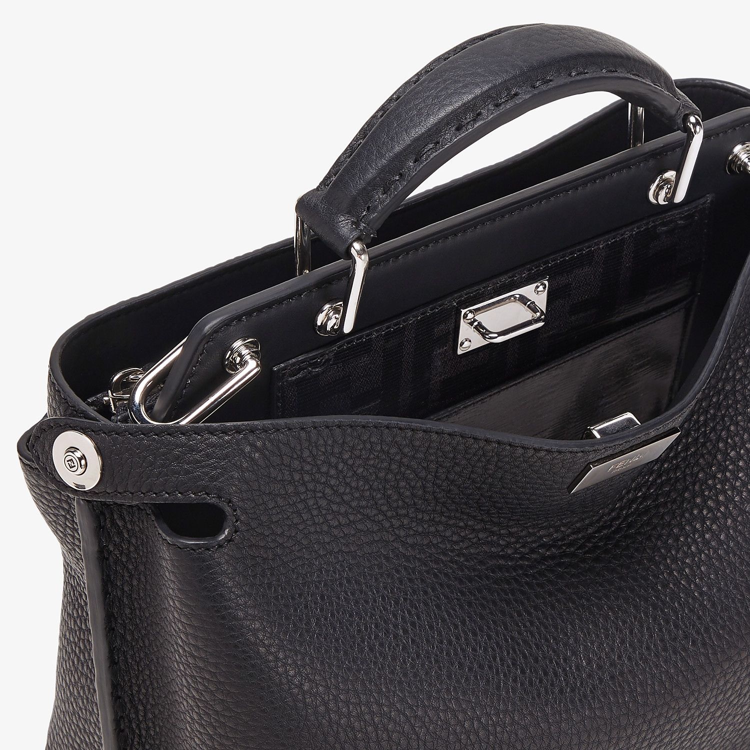 Black leather bag - 5