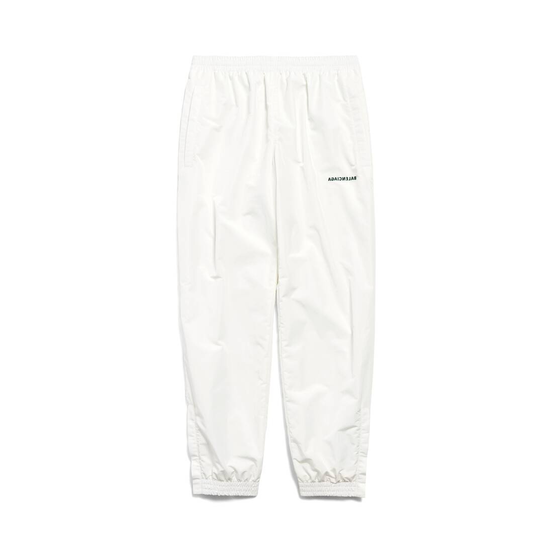 Mirror Balenciaga Regular Tracksuit Pants in White - 1