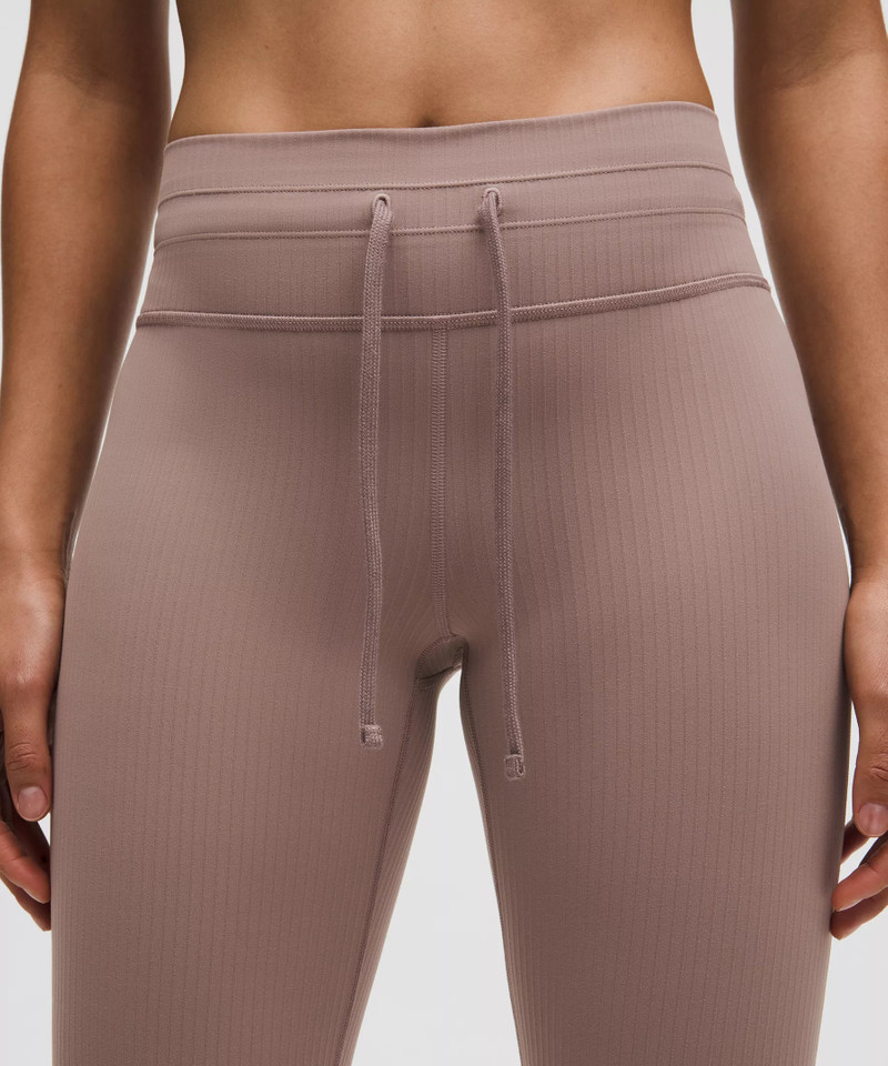 Groove High-Rise Ribbed Wide-Flare Pant 4