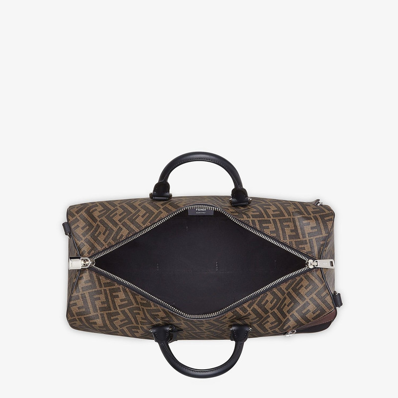 Large brown fabric bag 4