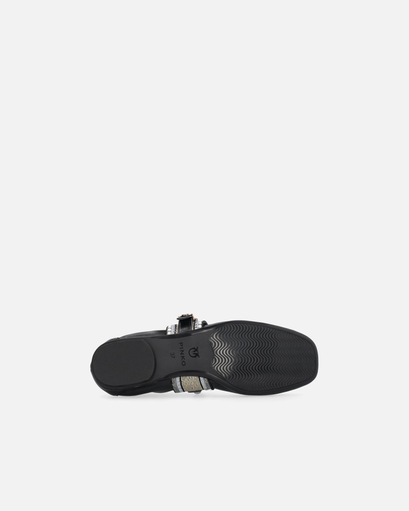 NAPPA LEATHER BALLERINAS WITH JEWEL BAND 7