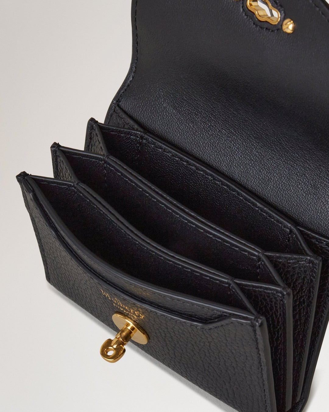 Darley Concertina Wallet Black Small Classic Grain - 2