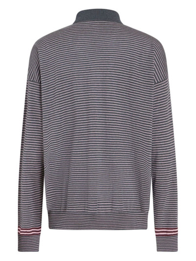 Etro logo-embroidered striped polo shirt outlook