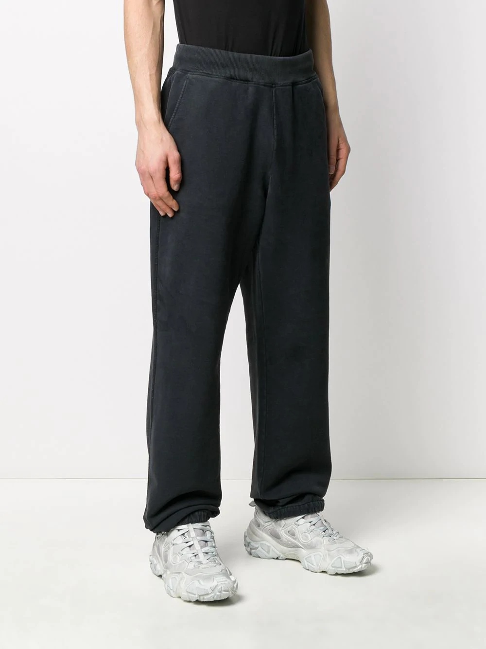 reversed logo track pants - 3