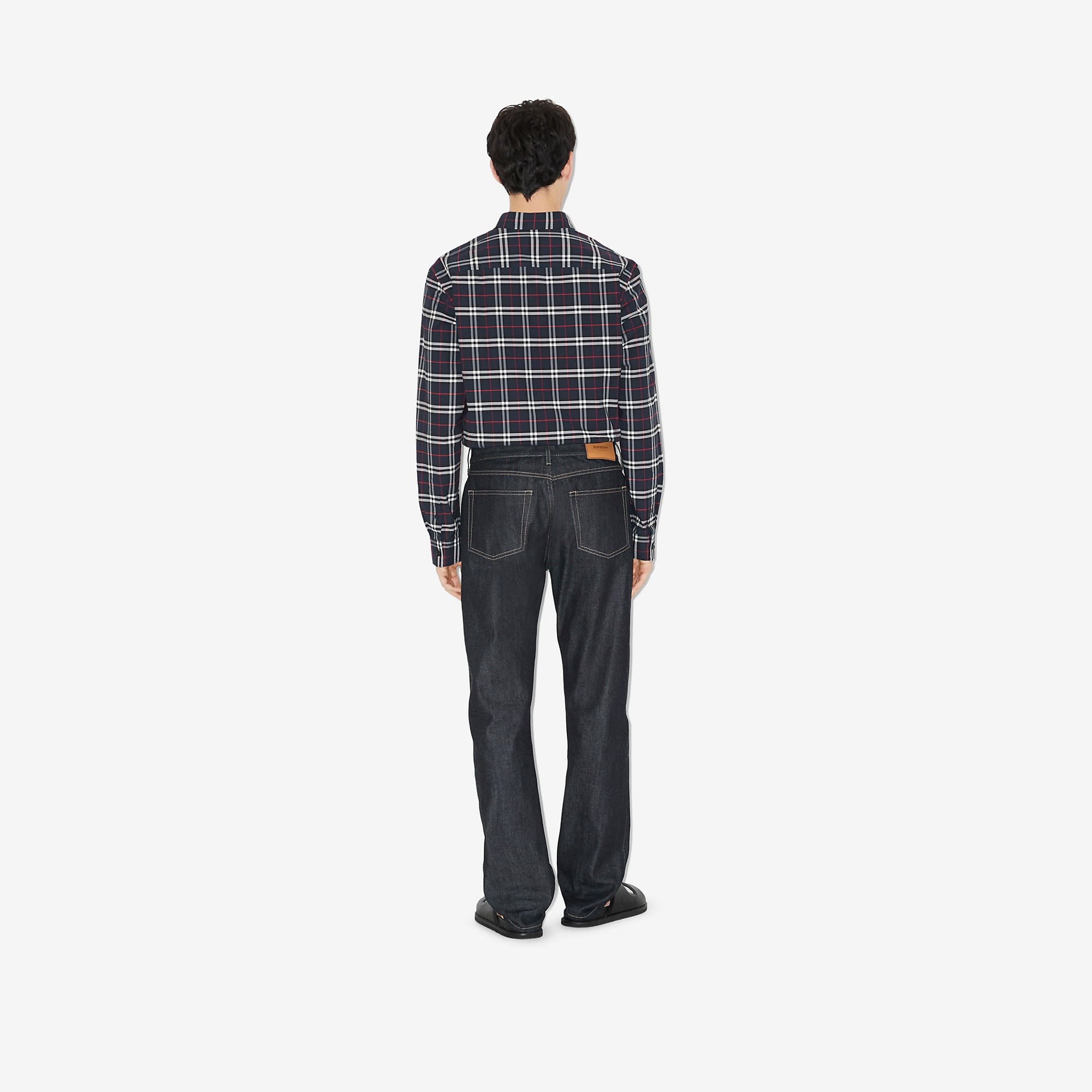 Small Scale Check Stretch Cotton Shirt - 4