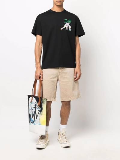 JW Anderson embroidered-logo cotton T-shirt outlook