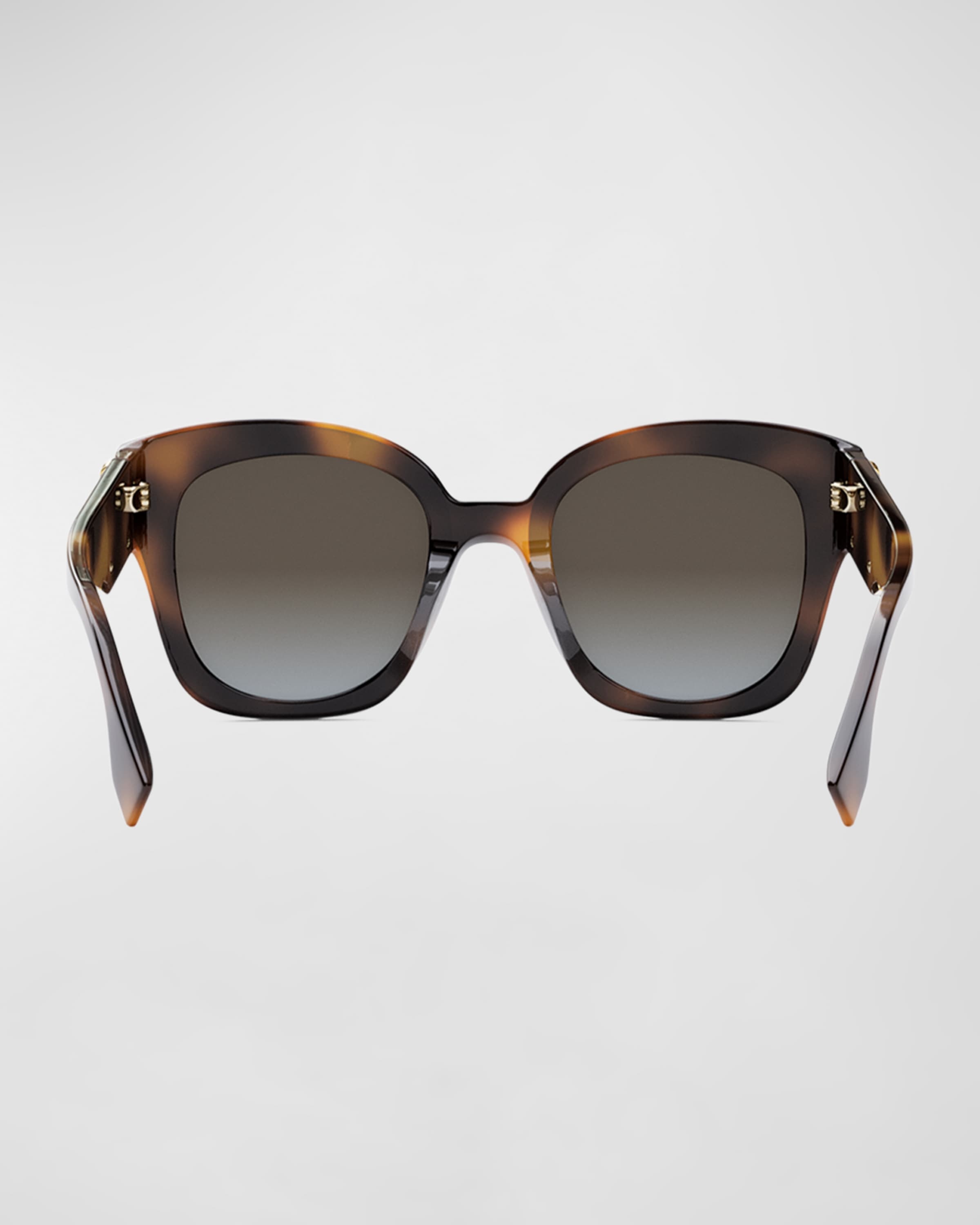 Oversized F Logo Acetate Cat-Eye Sunglasses - 5