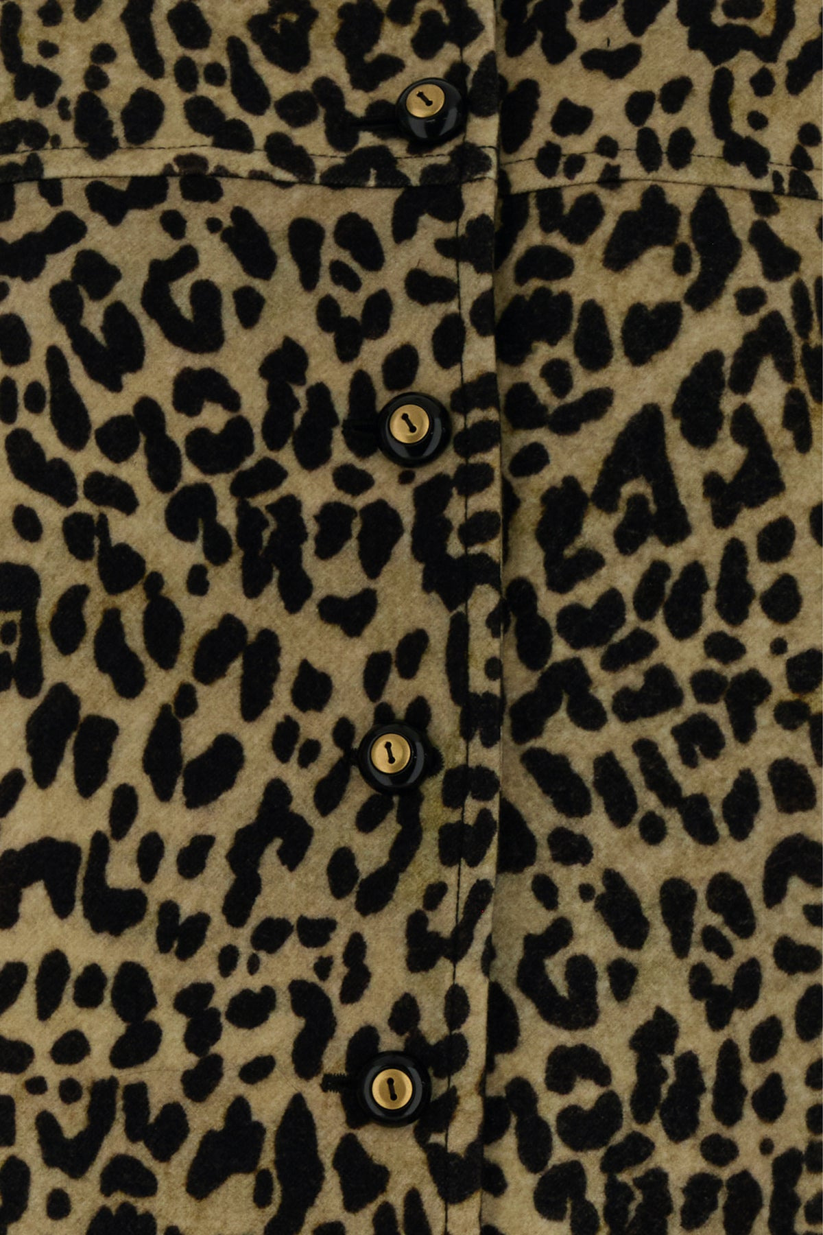 Printed wool cape - 3