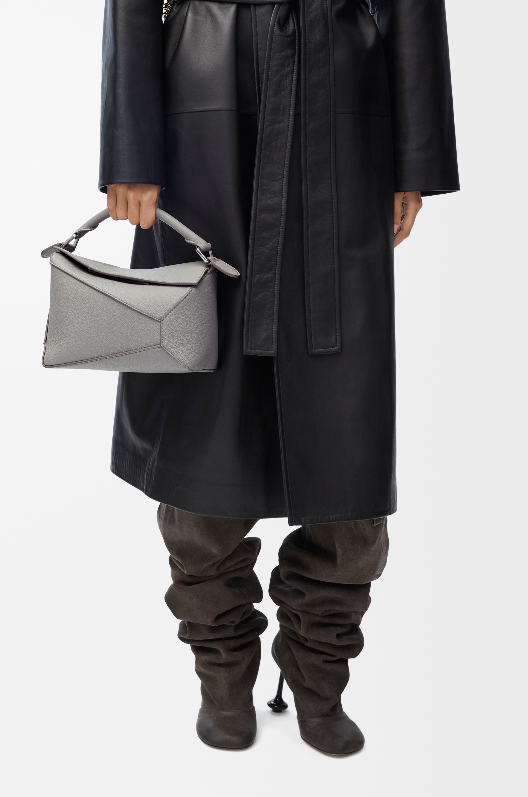 Small Puzzle bag in soft grained calfskin - 2