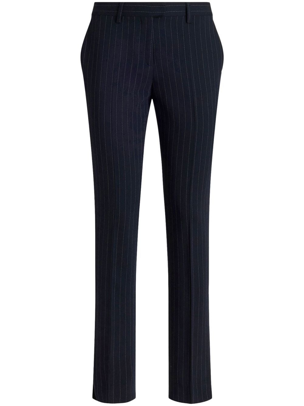 pinstripe tailored trousers - 1