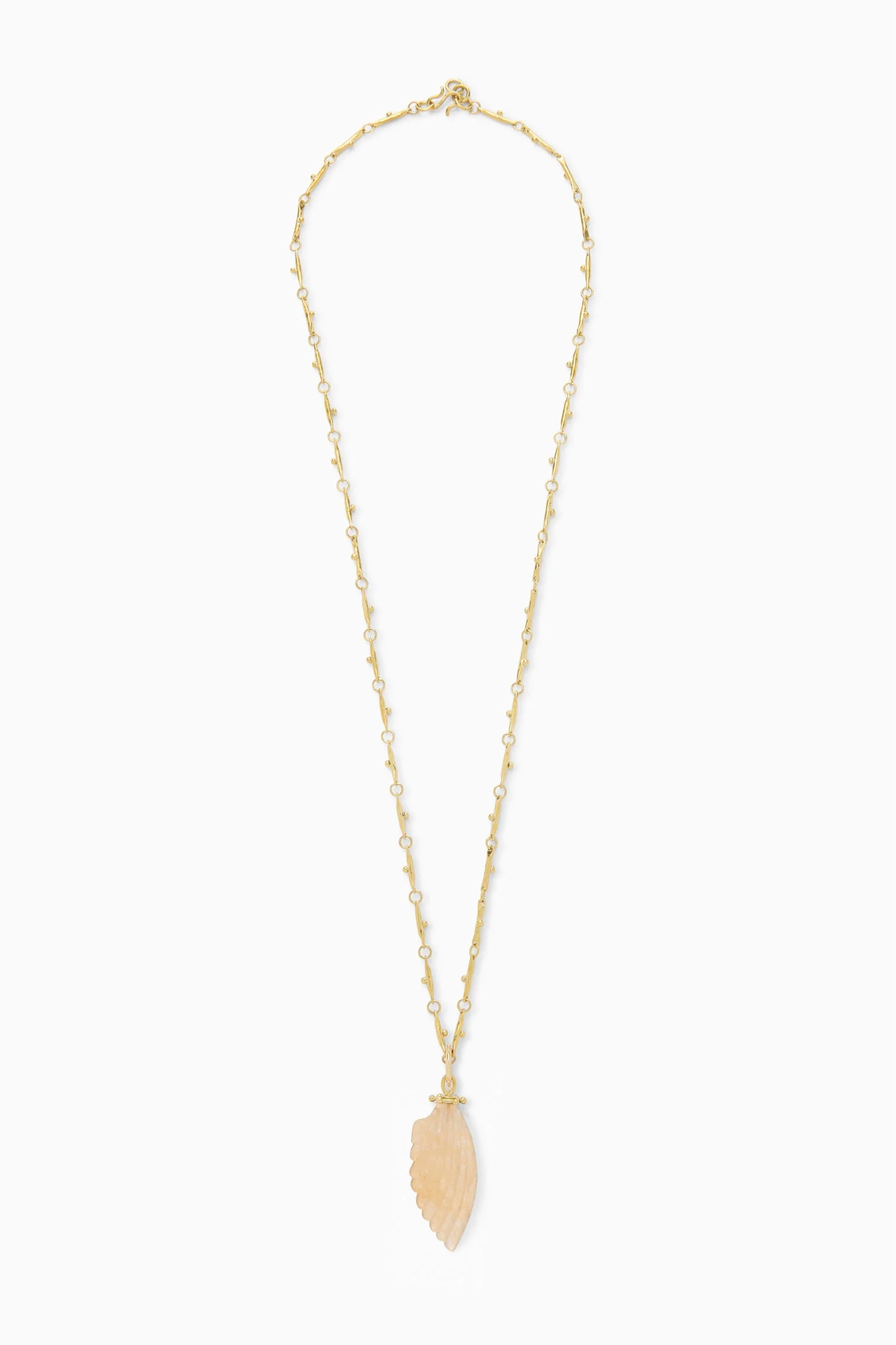 Large Wing Charm Necklace - 1