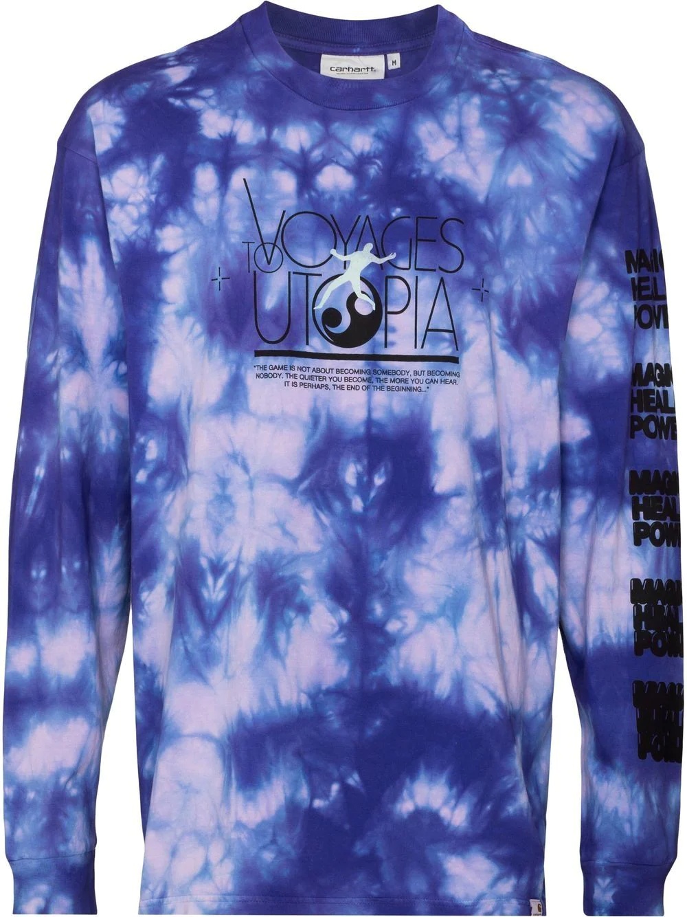 Voyages tie-dye print T-shirt - 1