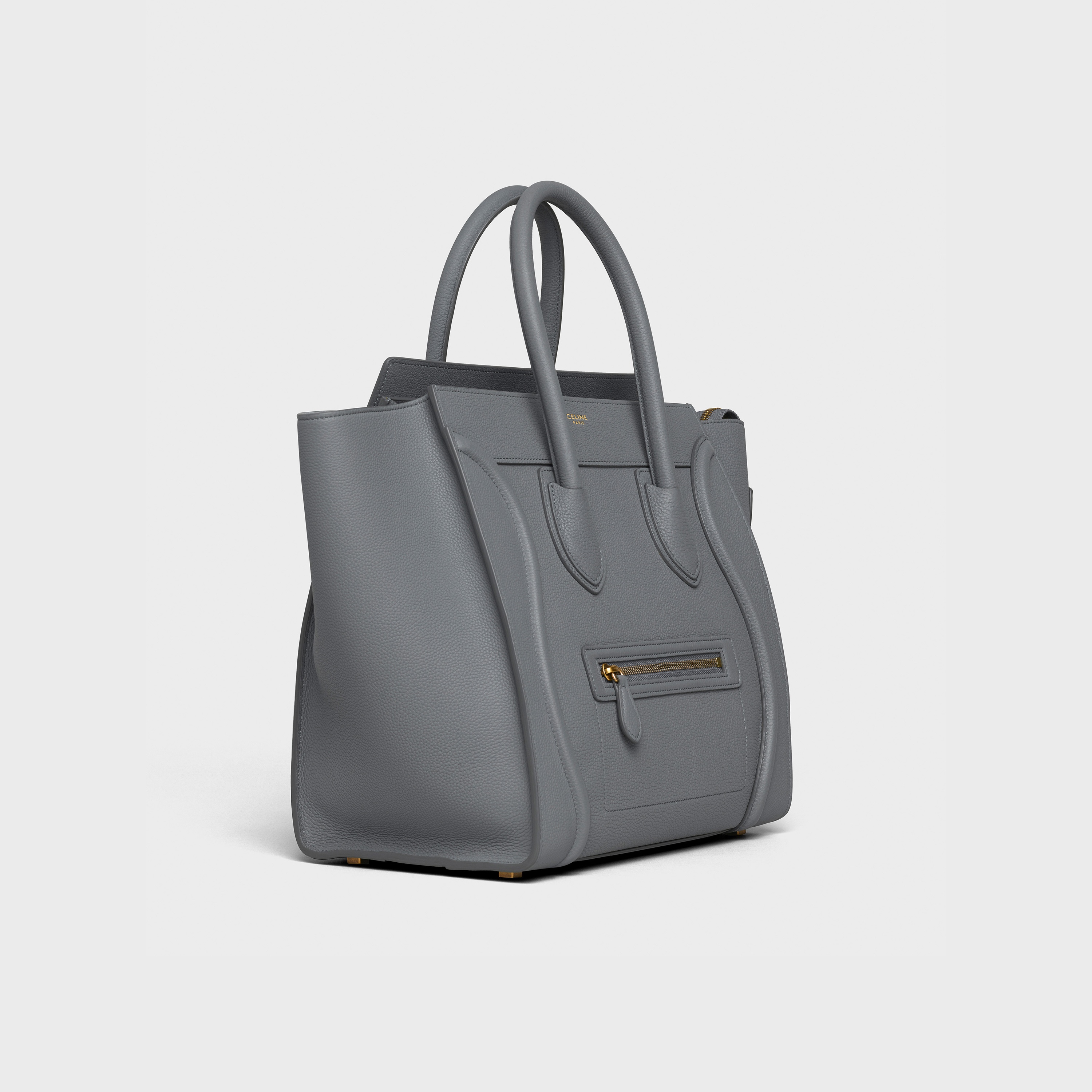Mini Luggage handbag in baby drummed calfskin - 2