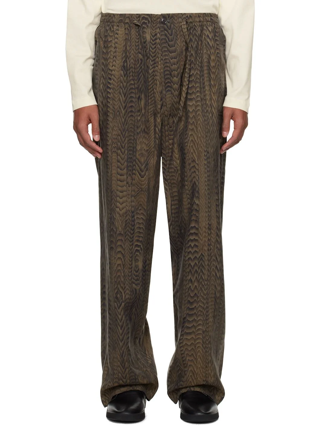 Brown FreelingWaters Edition Printed Pyjama Pants - 1