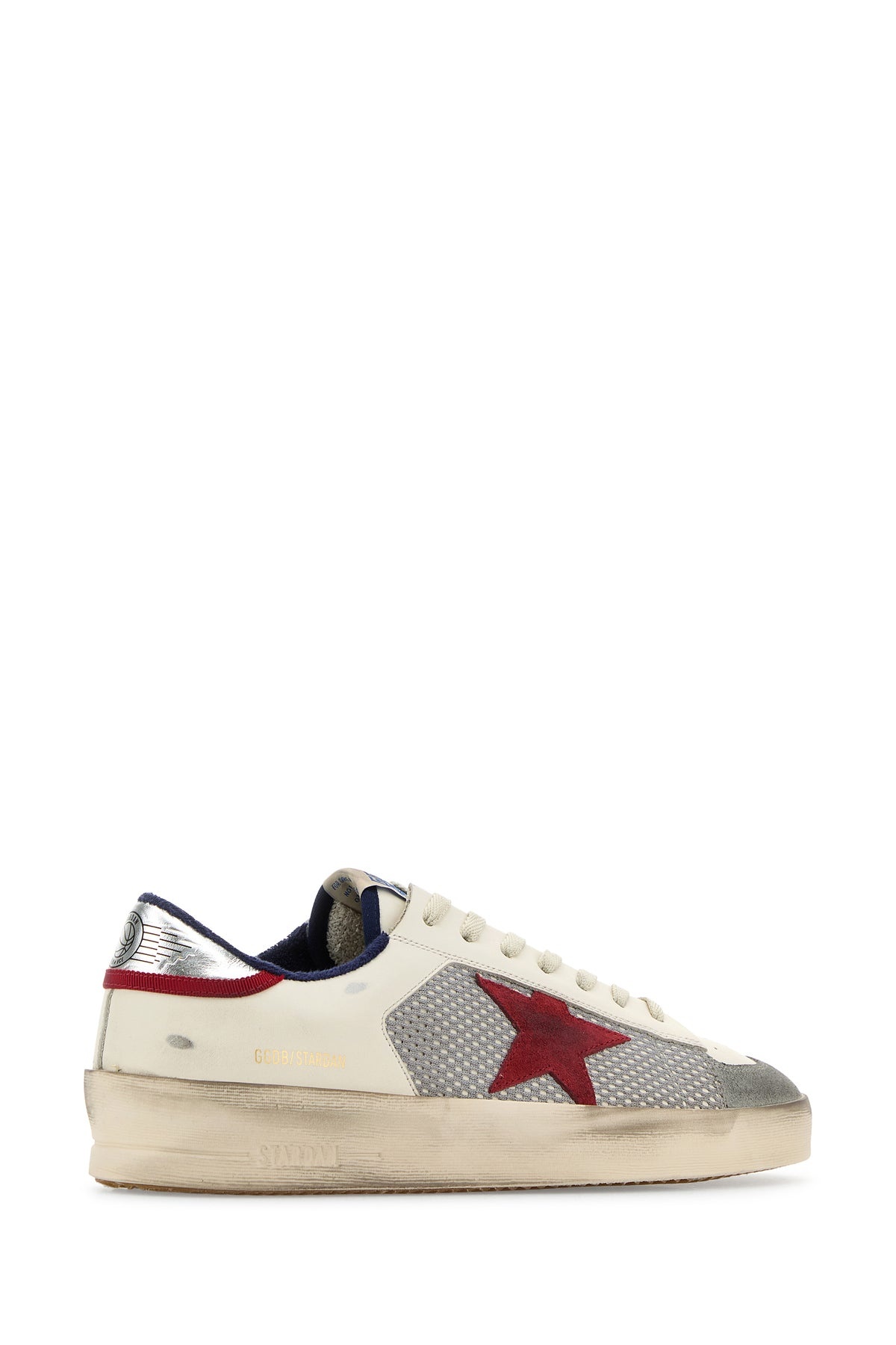Multicolor leather and mesh Stardan sneakers - 3
