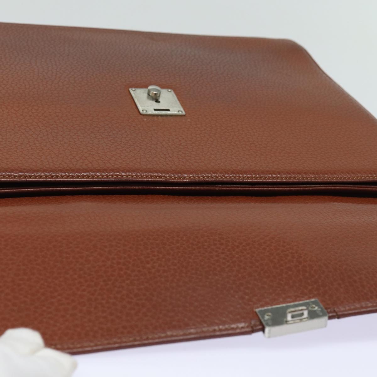 Burberry Hand Bag Leather Brown - 16