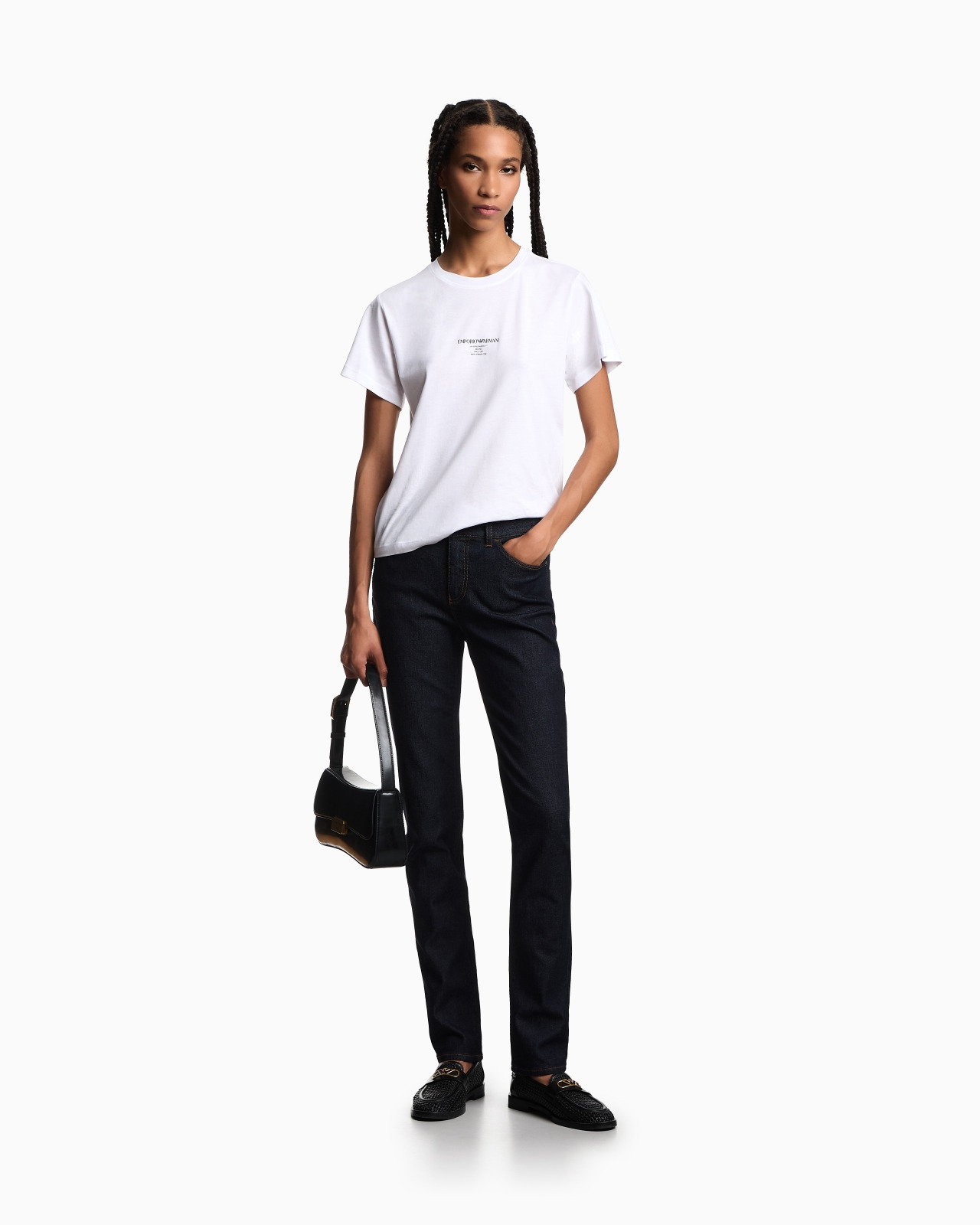 J18 high-rise skinny-leg jeans in comfort mercerised denim - 2