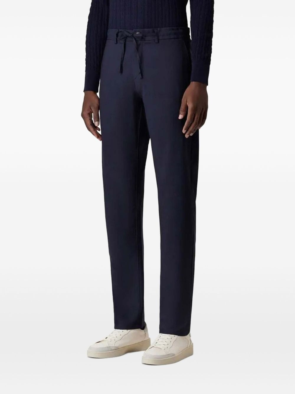 drawstring chinos - 3