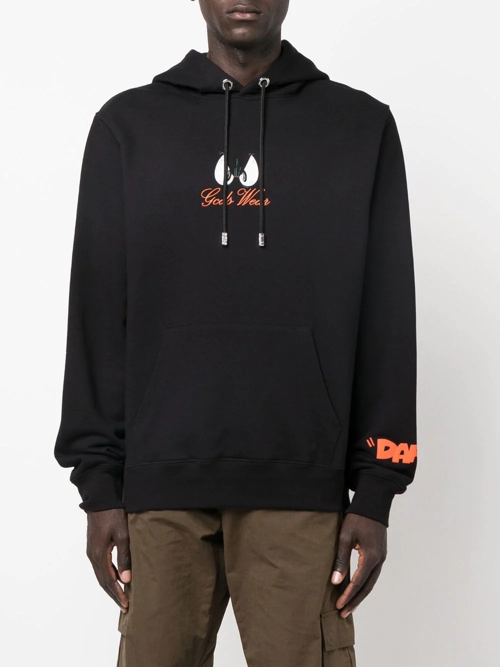 Daffy Duck-print drawstring hoodie - 3