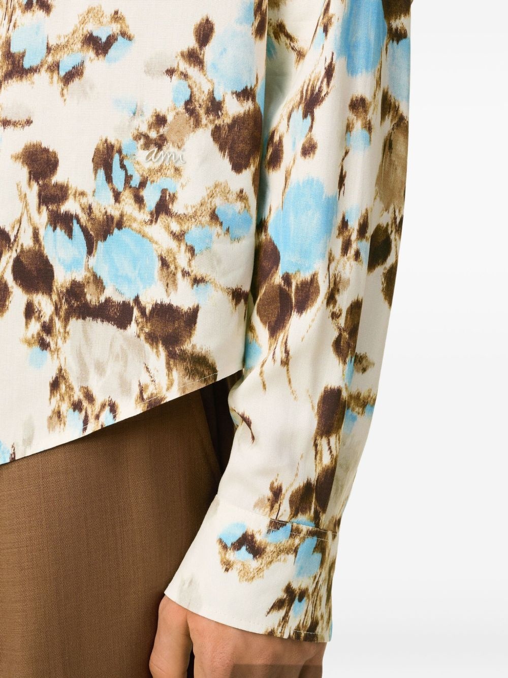 floral-print shirt - 6