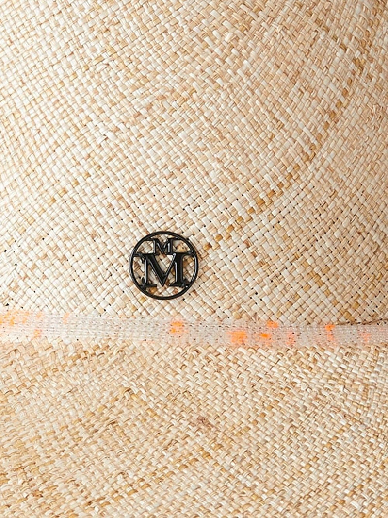 MAISON MICHEL Kate raffia fedora hat outlook