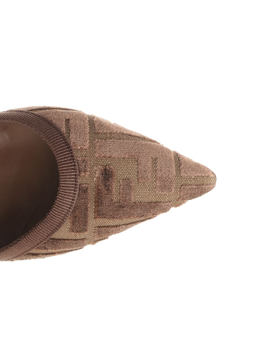 Colibry 5cm Heel Ff Velvet Pumps Brown - 4
