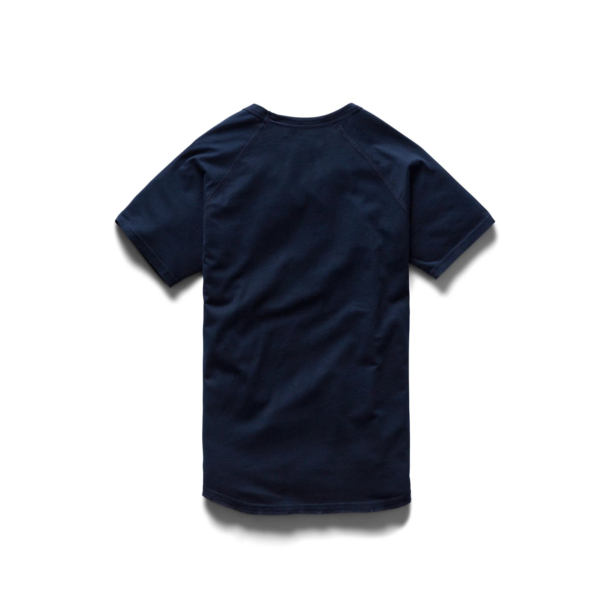 Cotton Jersey Raglan T-Shirt Navy - 2