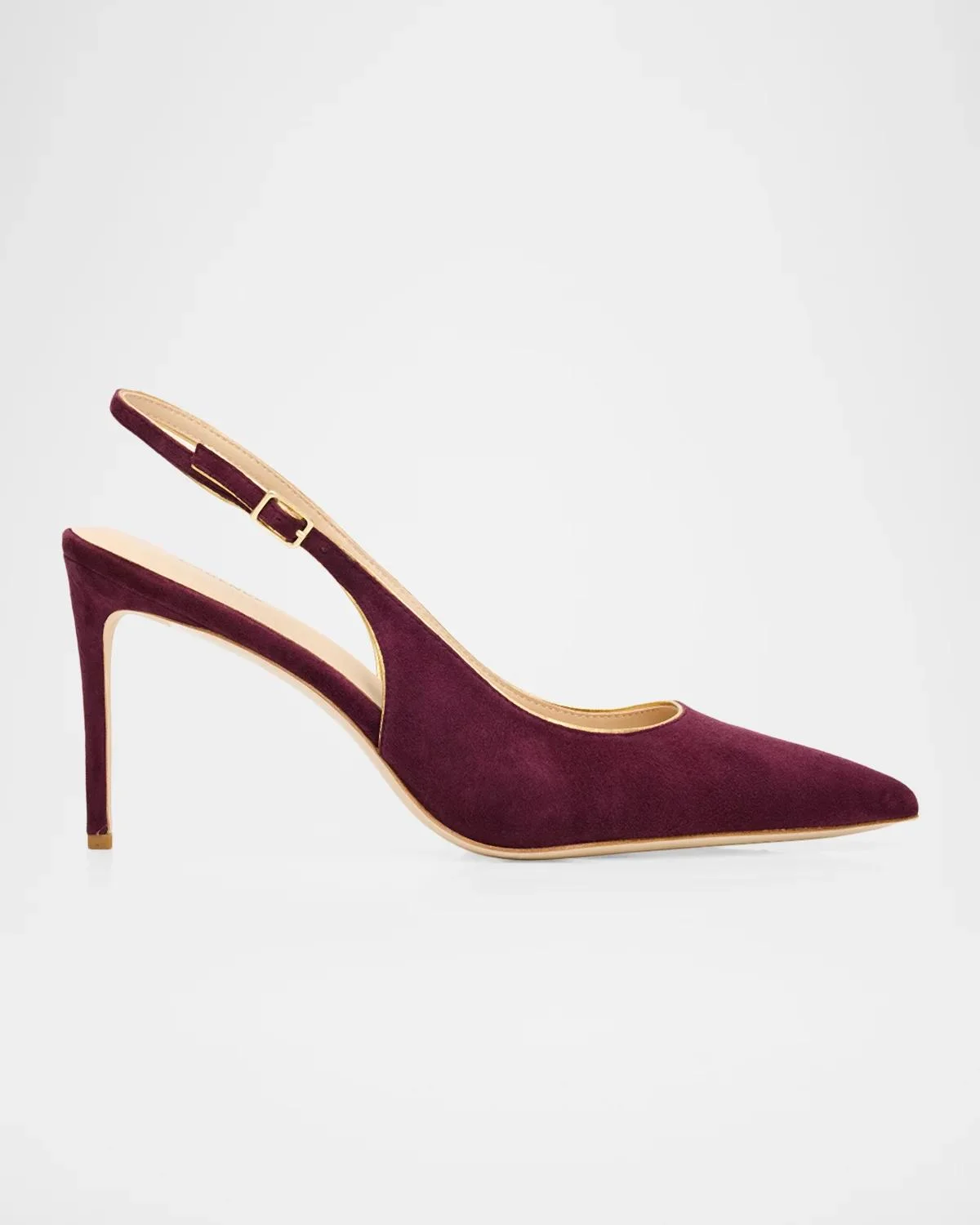 85mm Vichy II Suede Slingback Pumps - 1