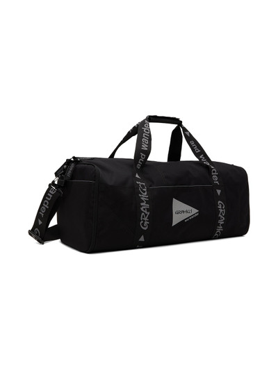 and Wander Black Gramicci Edition Multi Patchwork Boston Duffle Bag outlook